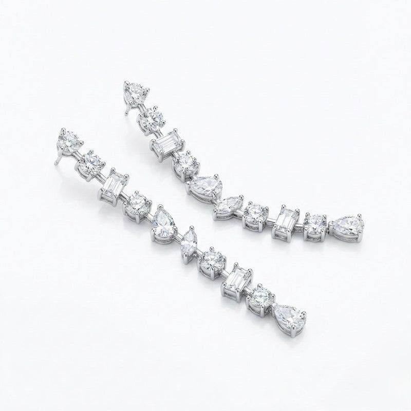 Marquise Cascade Drop Earrings