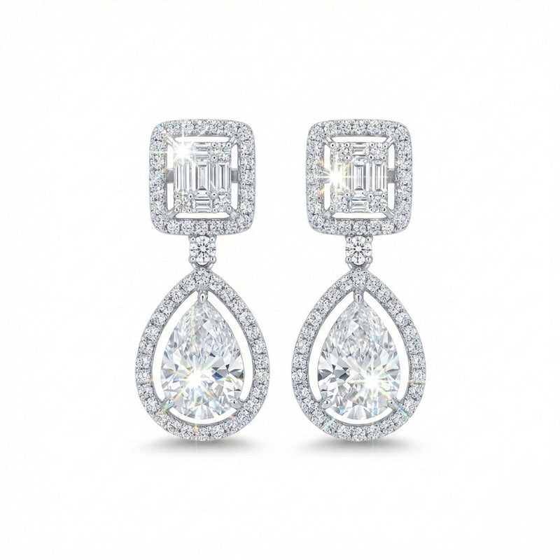 The Vintage Glamour Teardrop Earrings