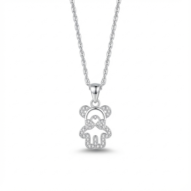 The Bow-Tie Teddy Pendant