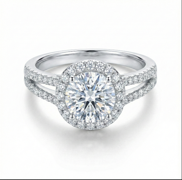 The Grand Split-Shank Halo Ring