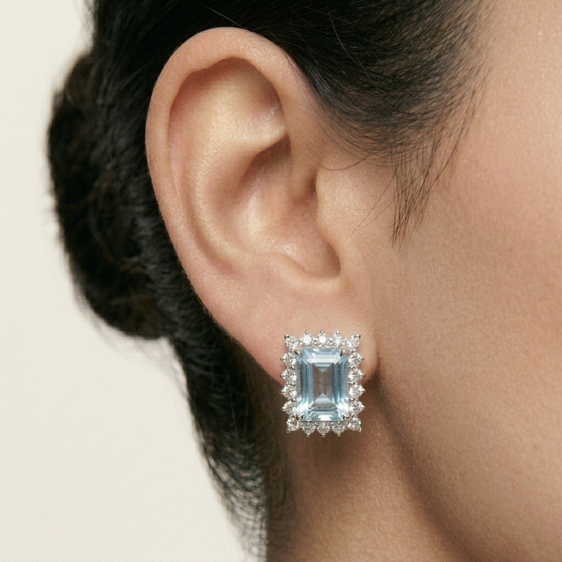 Ice Blue Earrings