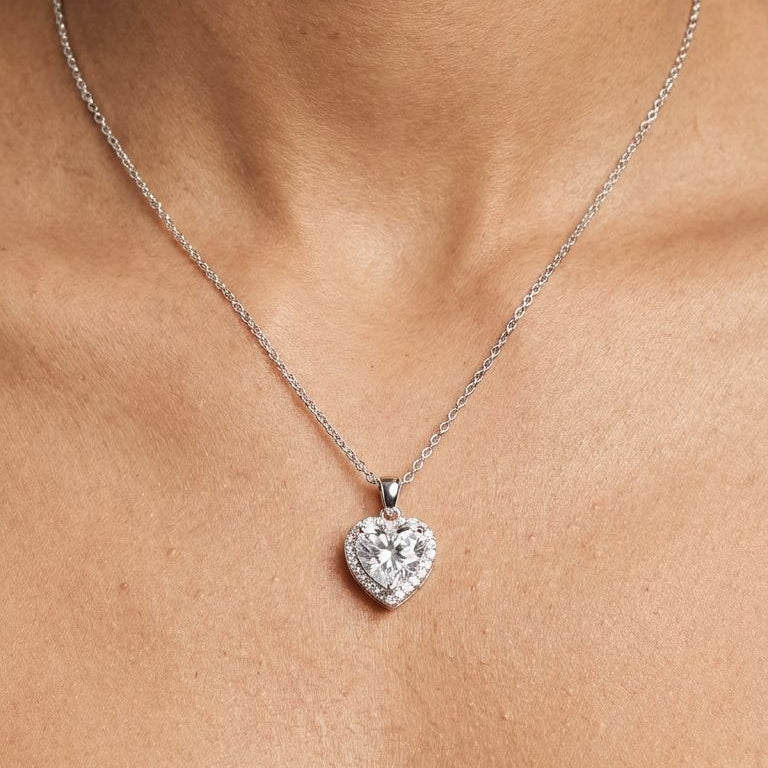 Romantic Pavé Drop Pendant