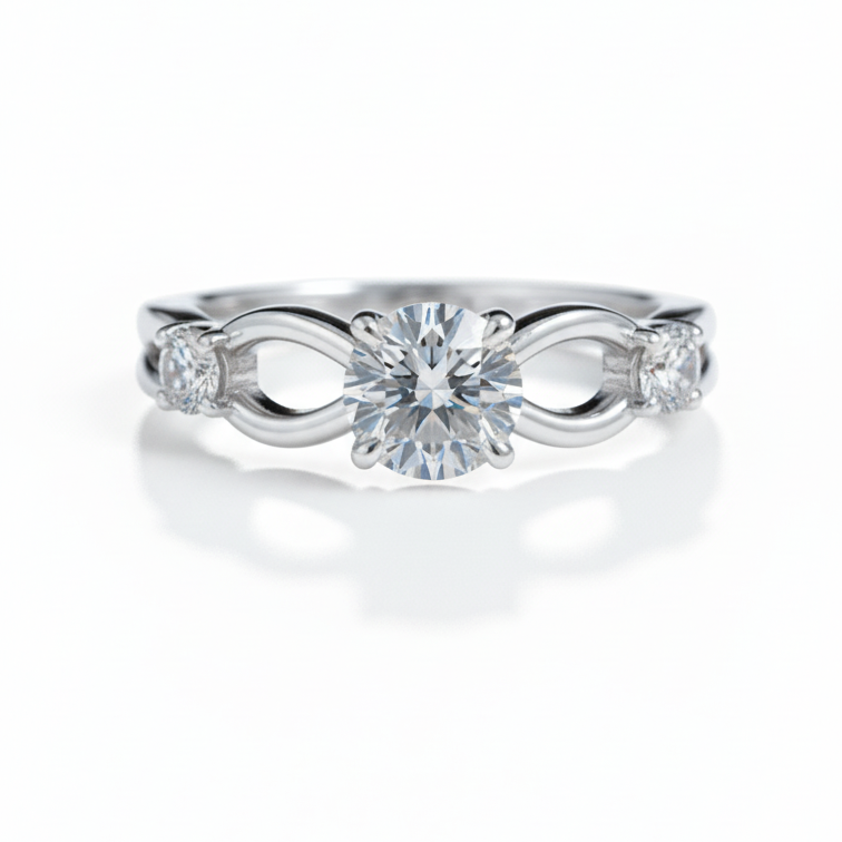 The Infinity Solitaire Ring