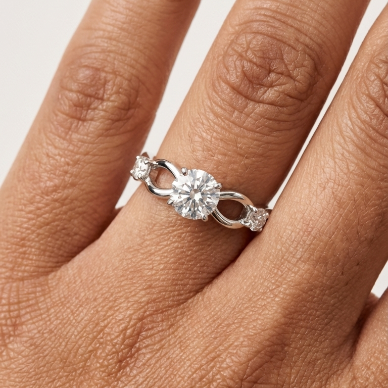 The Infinity Solitaire Ring