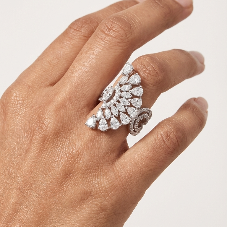 Glamour Cocktail Ring