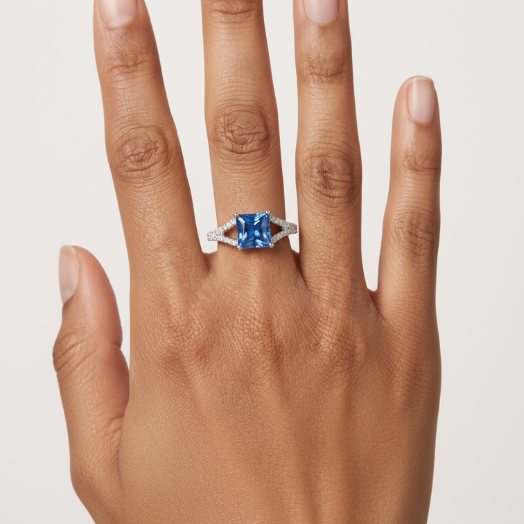 Azure Radiance Ring