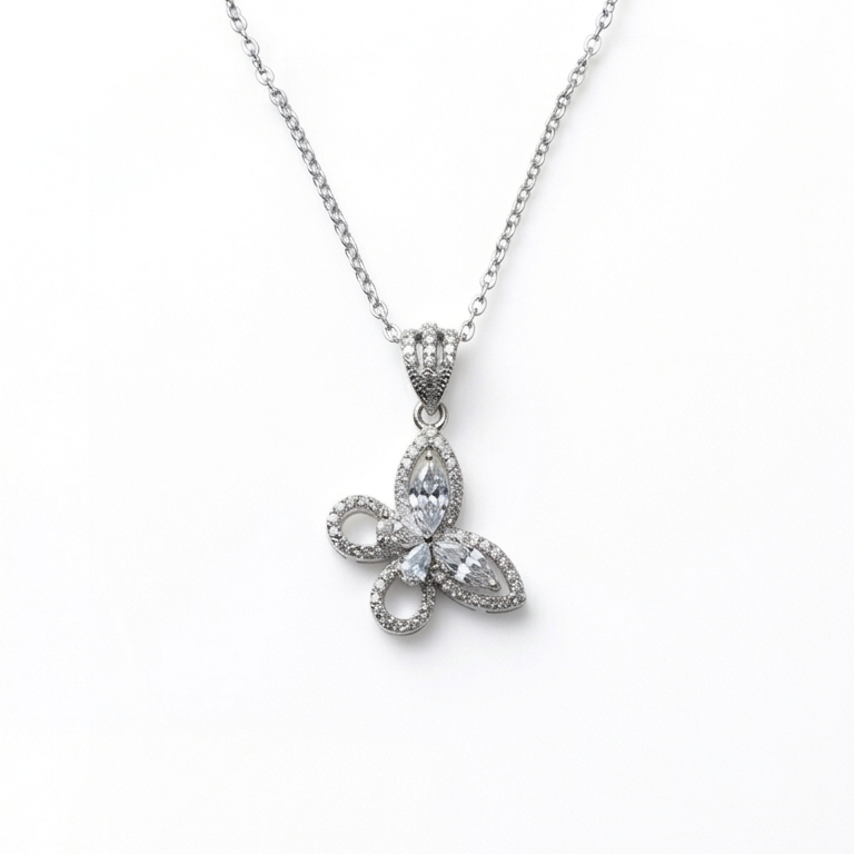 Butterfly Silhouette Pendant
