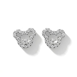 The Whimsical Bear Studs - Sterling Silver Fine Jewellery - Kyra | Fine Jewellery |