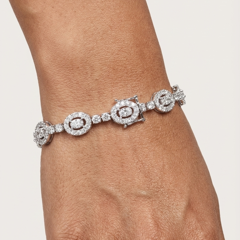 Luminous Oval Bracelet