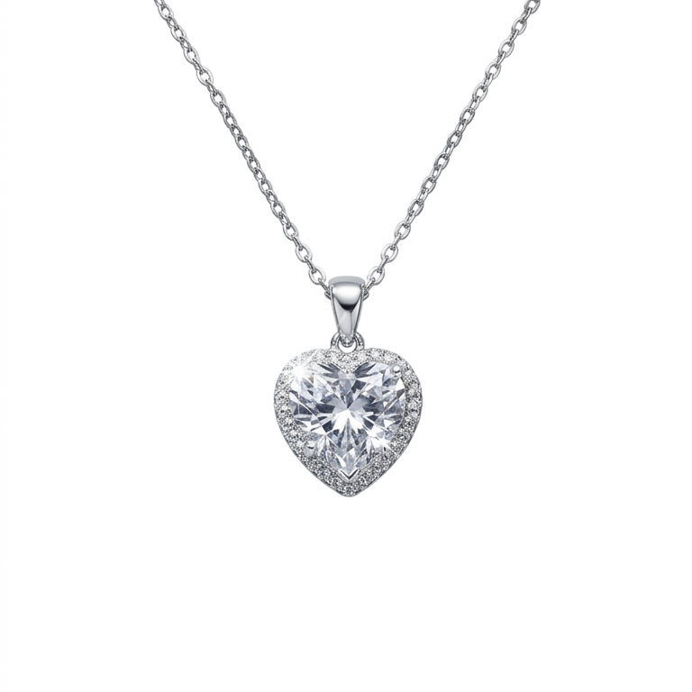 Romantic Pavé Drop Pendant