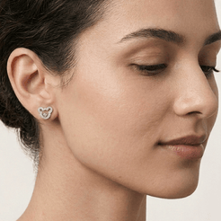The Whimsical Bear Studs - Sterling Silver Fine Jewellery - Kyra | Fine Jewellery |