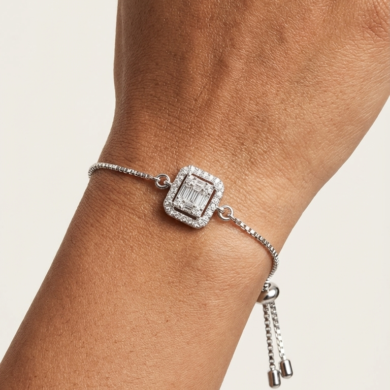 The Luminaire Baguette bracelet