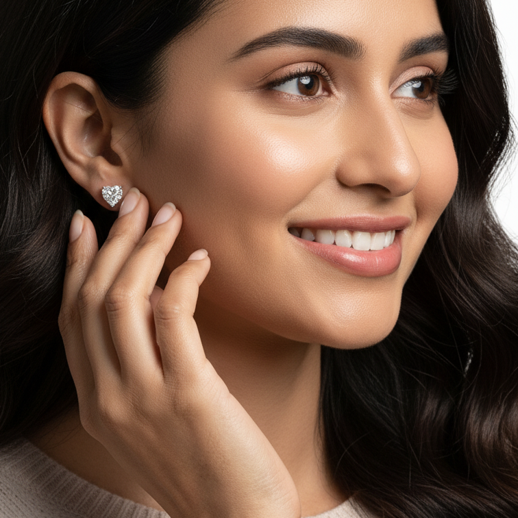 Astor Heart Studs