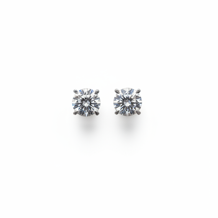 Round Silhouette Earrings